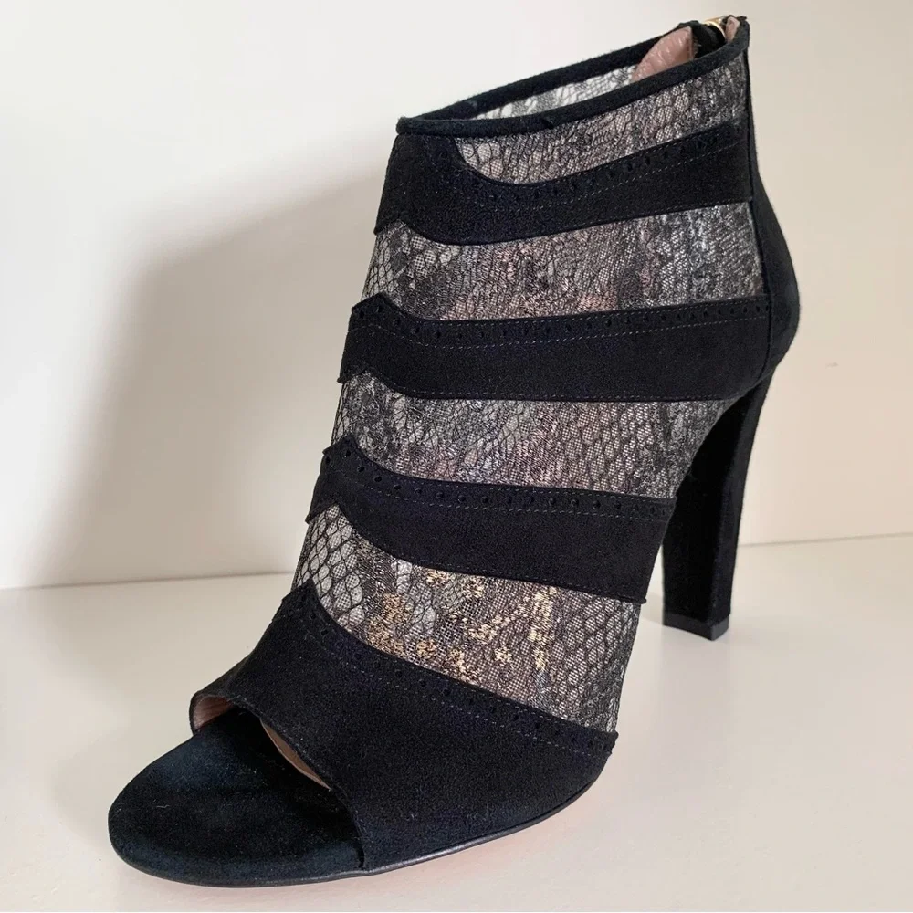 Jean-Michel Cazabat lace Oxford booties